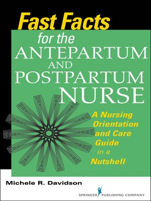 cover image of Fast Facts for the Antepartum and Postpartum Nurse